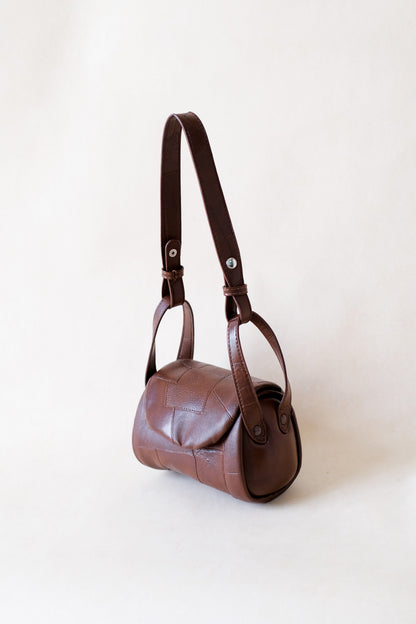 The Bijou Barrel bag - Chestnut