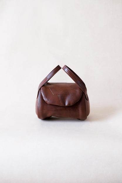 The Bijou Barrel bag - Chestnut