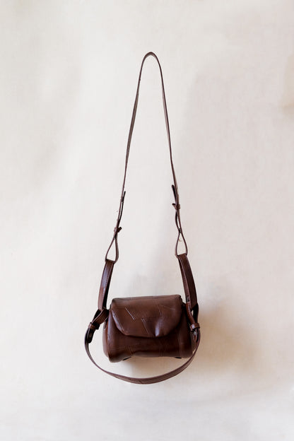 The Bijou Barrel bag - Chestnut
