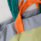 Marlow Canvas Tote - Green + Grey