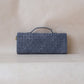 Artisan Crafted Flap Bag - Warm Grey