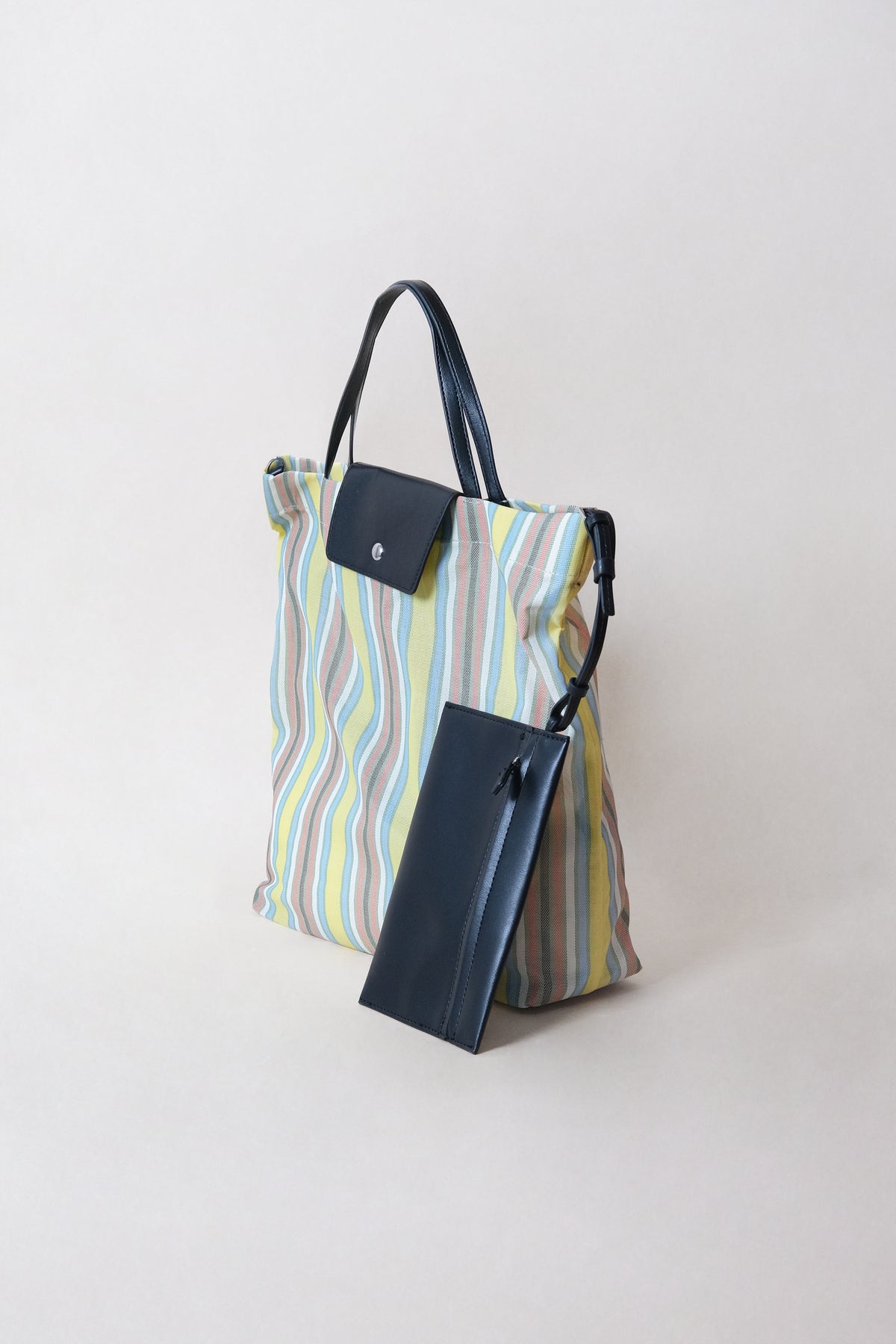 Élan Stripe Tote - Sunshine Yellow