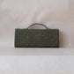 Artisan Crafted Flap Bag - Olive Green