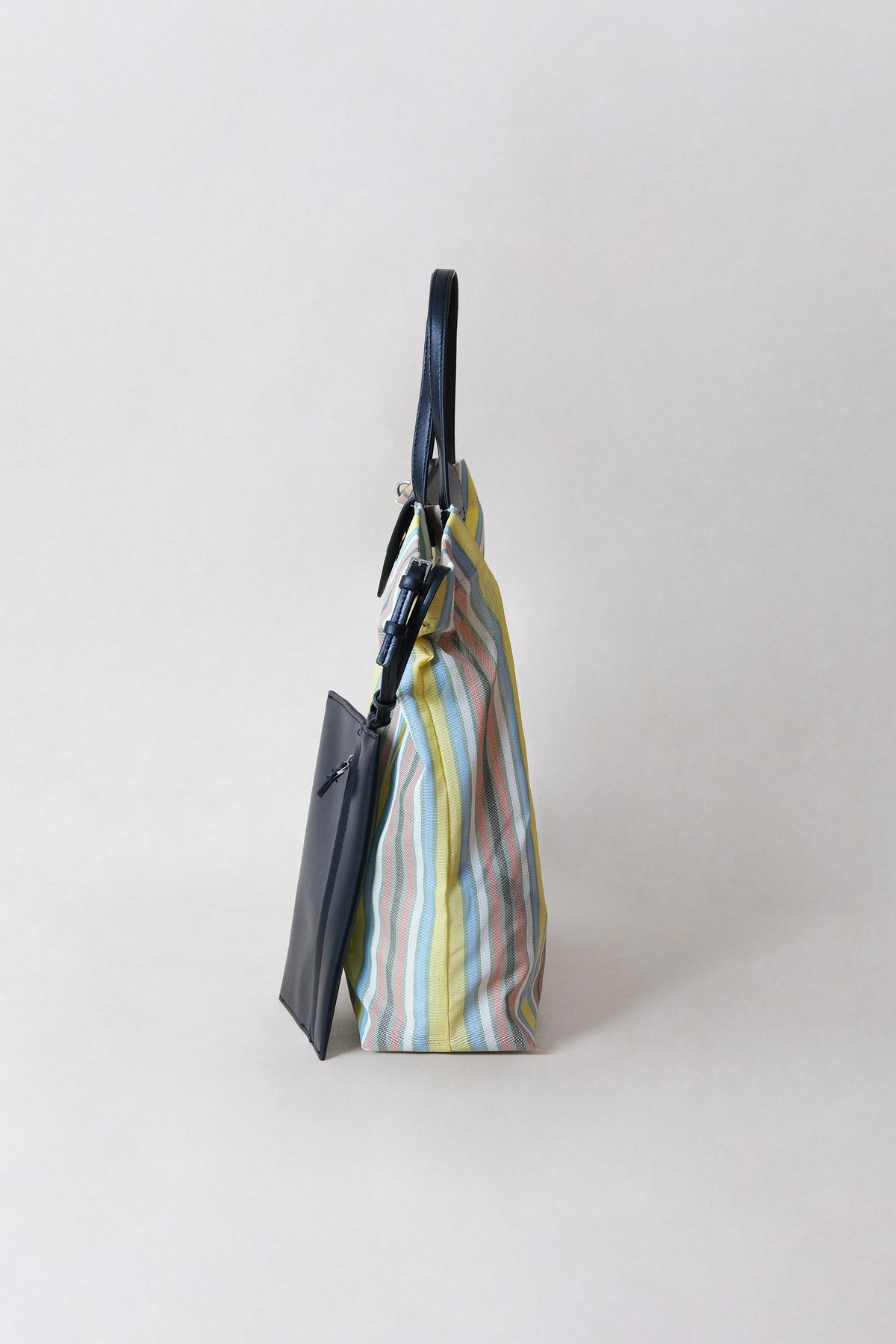 Élan Stripe Tote - Sunshine Yellow