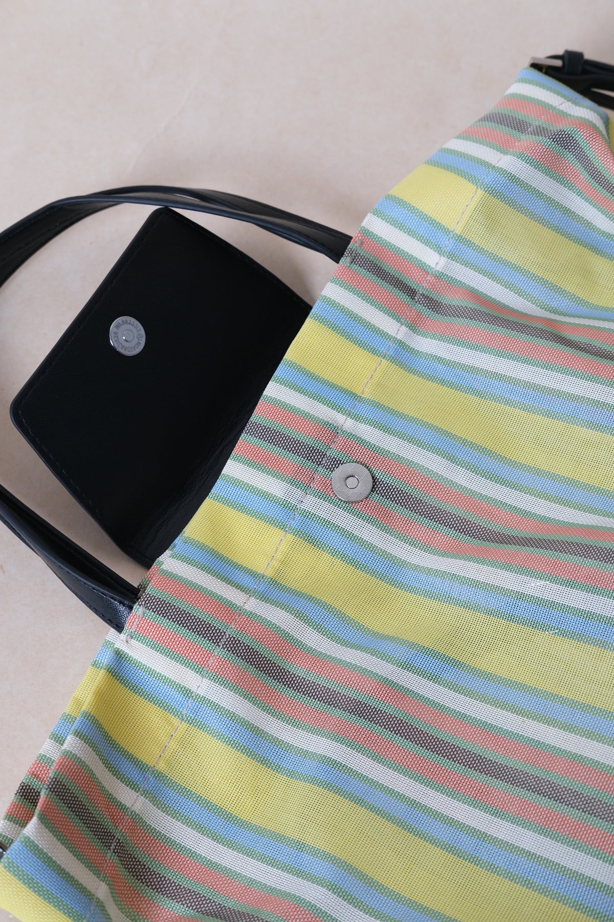 Élan Stripe Tote - Sunshine Yellow