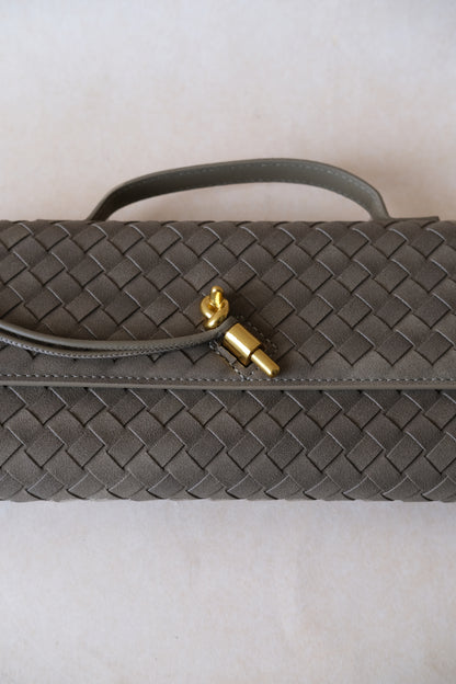 Artisan Crafted Flap Bag - Earthy Green