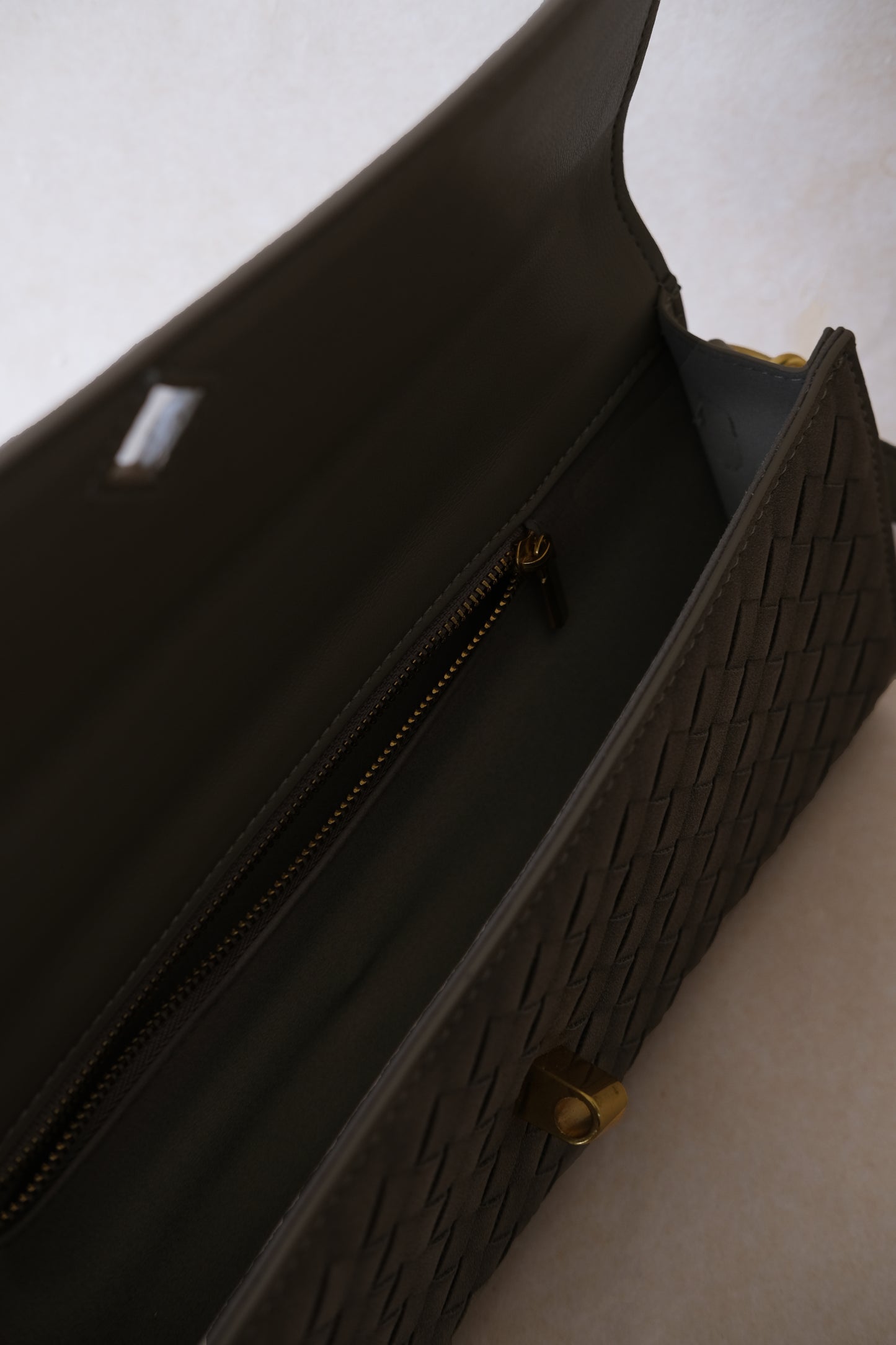 Artisan Crafted Flap Bag - Earthy Green