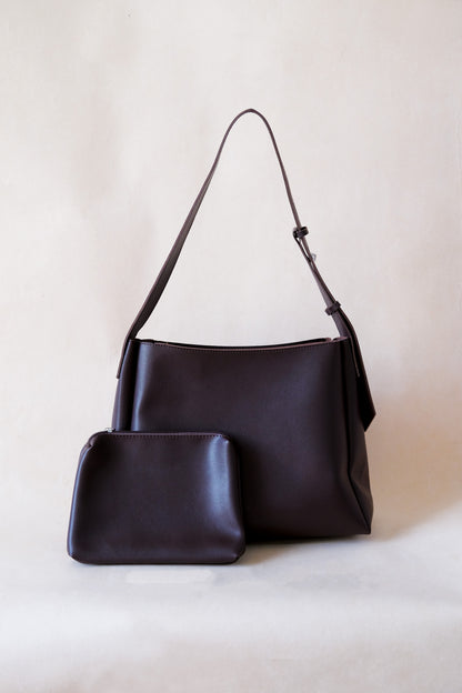 The Elara Tote - Dark Coffee