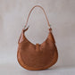 Classic Velvet Saddle Handbag - Chestnut