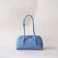 The Élan Denim Tote - Light Blue