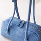 The Élan Denim Tote - Light Blue