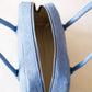 The Élan Denim Tote - Light Blue