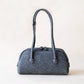 The Élan Denim Tote - Classic Black