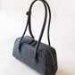 The Élan Denim Tote - Classic Black