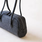 The Élan Denim Tote - Classic Black