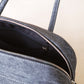 The Élan Denim Tote - Classic Black