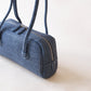 The Élan Denim Tote - Dark Blue