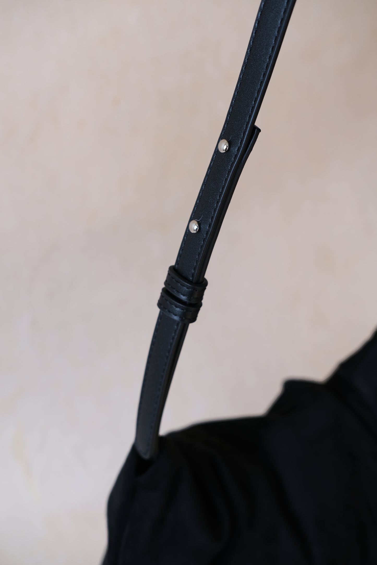 Classic Ruched Bag - Classic Black