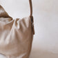 Classic Ruched Bag - Almond