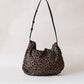 Classic Ruched Bag - Cocoa Leopard Print