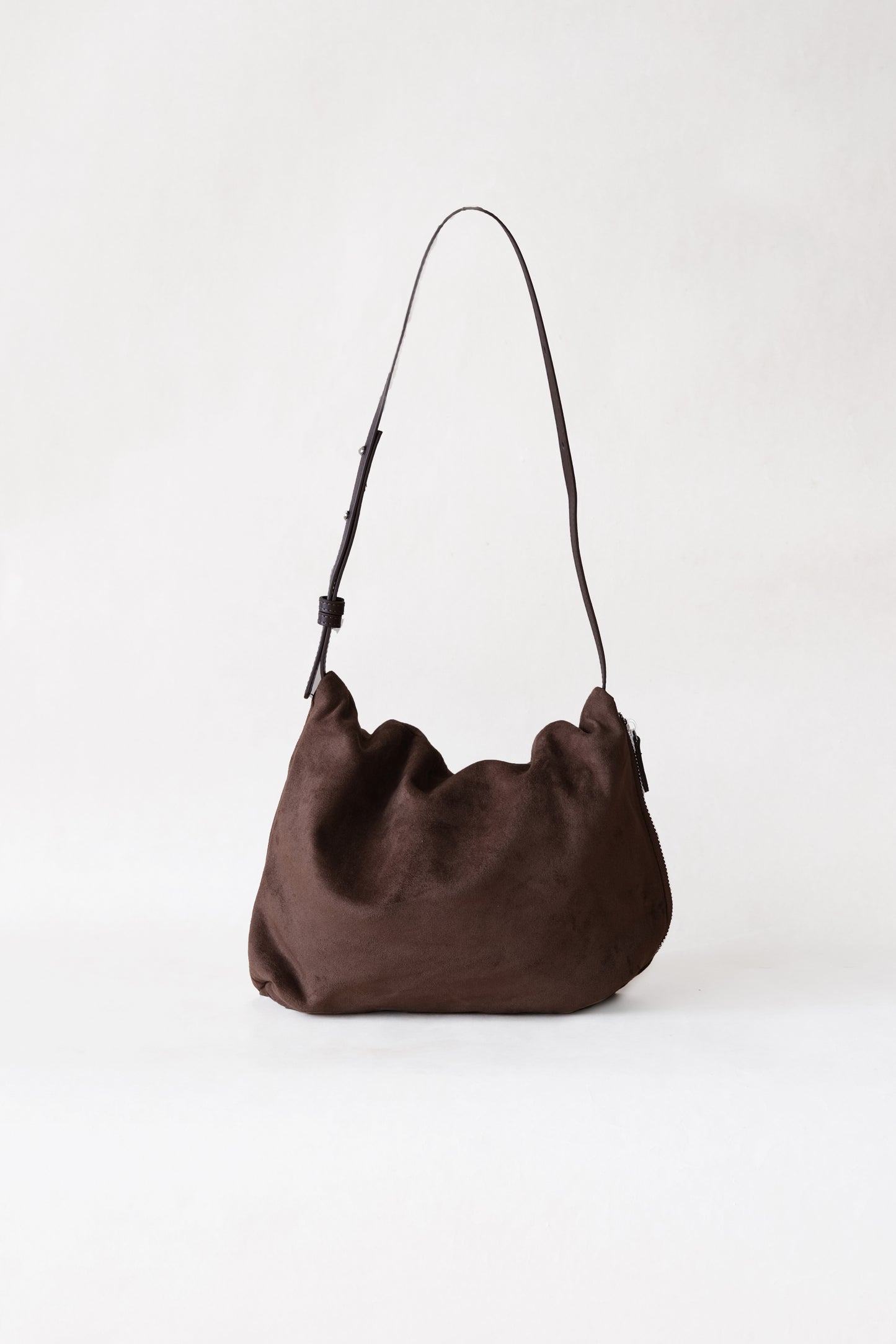 Classic Ruched Bag - Coffee