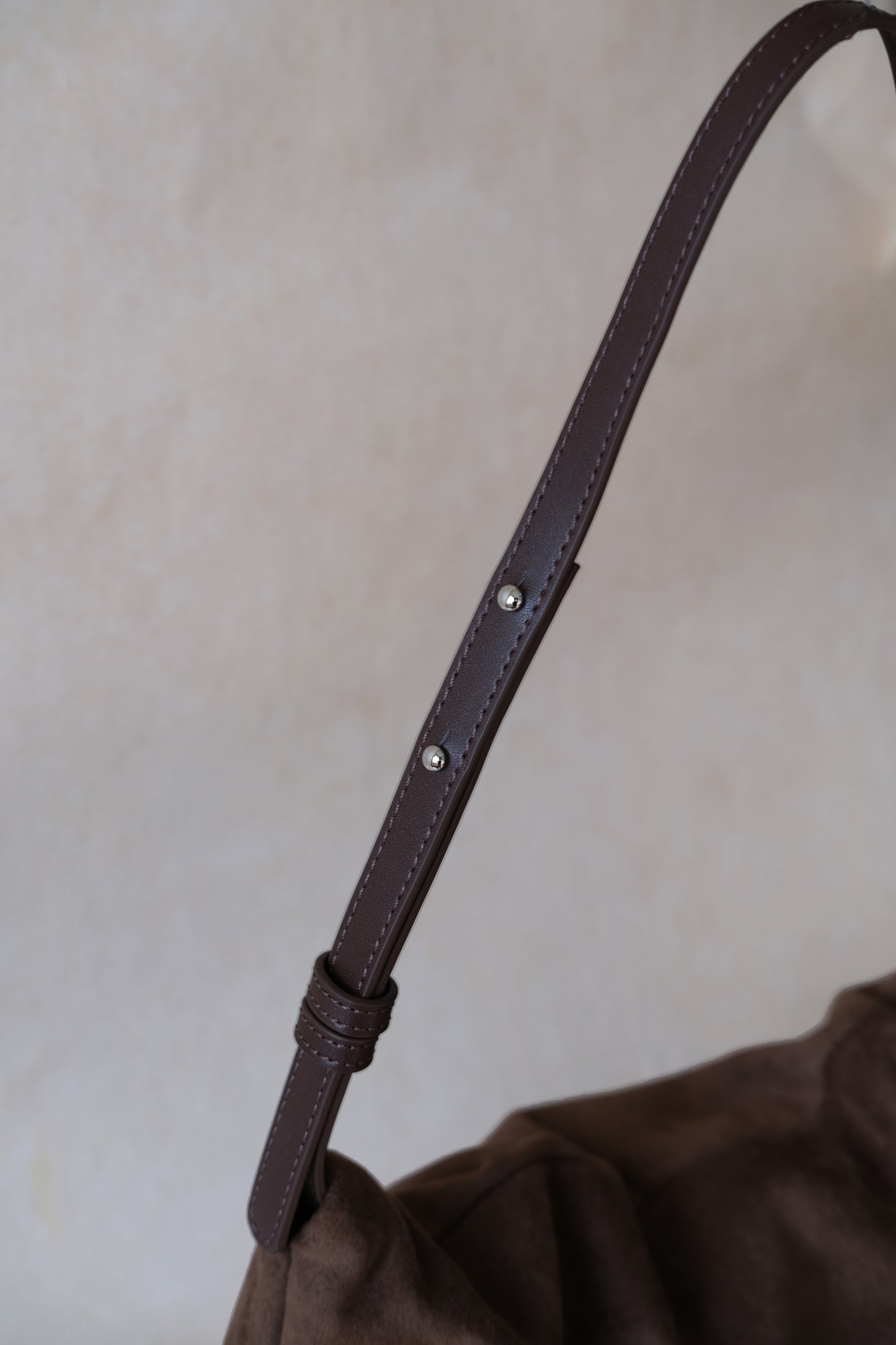 Classic Ruched Bag - Coffee