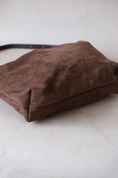 Classic Ruched Bag - Coffee