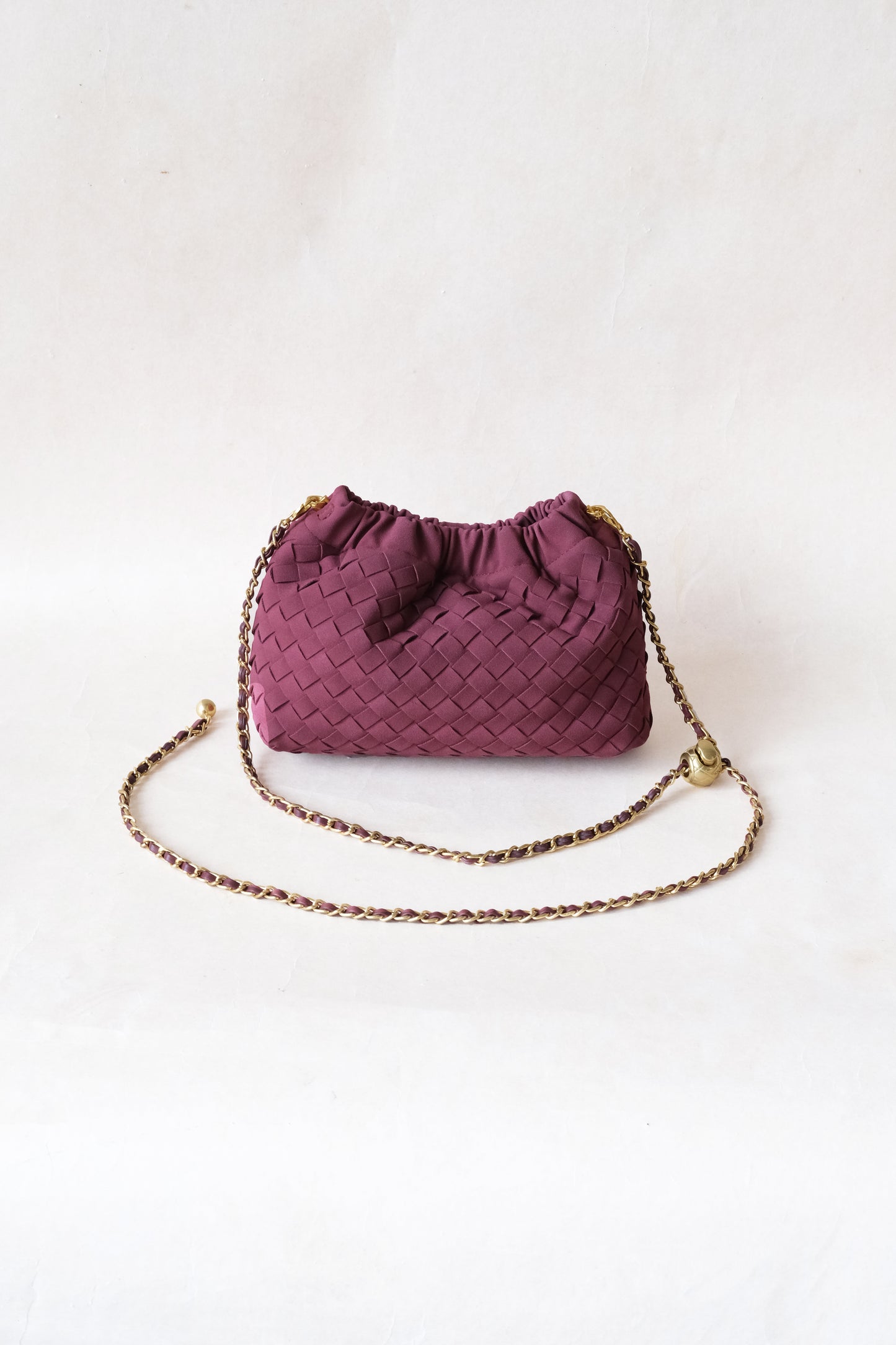 Artisan Signature Cloud Bag - Bordeaux Red