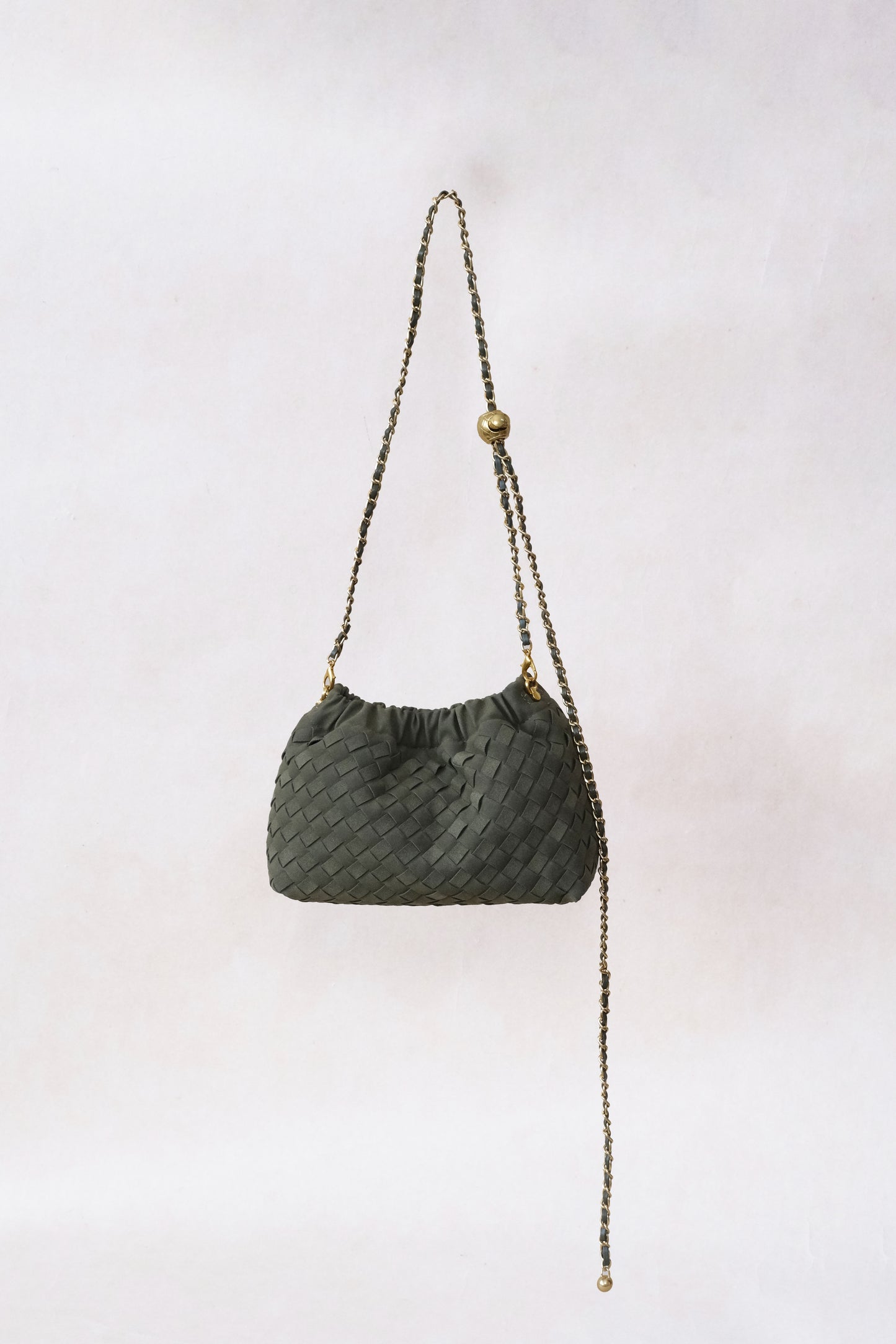 Artisan Signature Cloud Bag - Olive Green