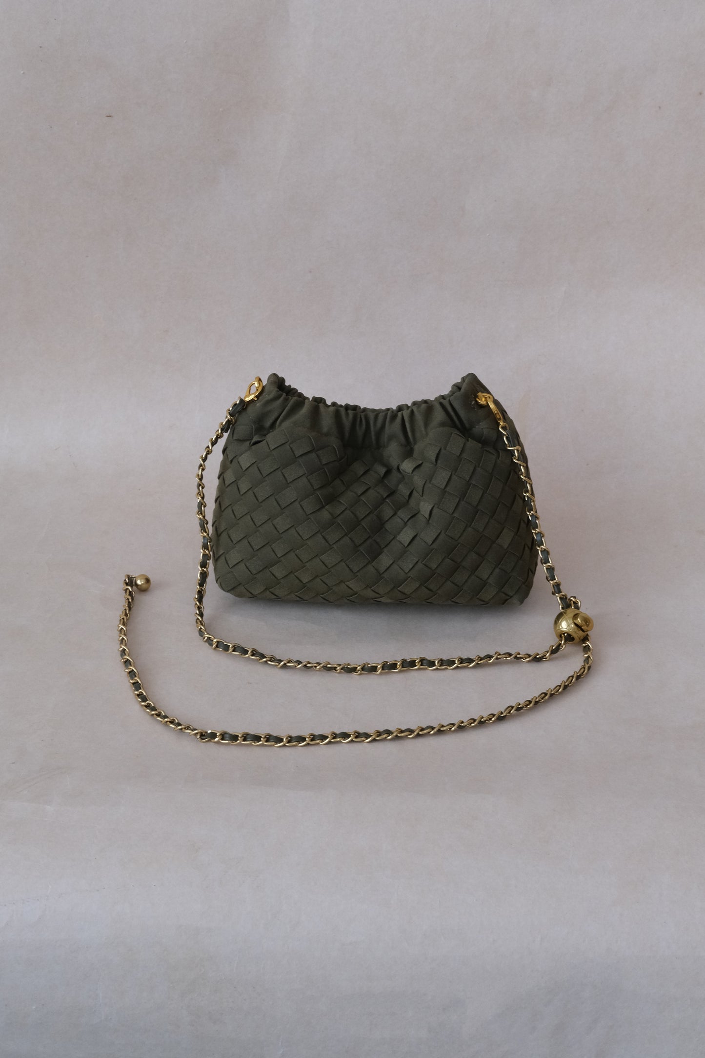 Artisan Signature Cloud Bag - Olive Green