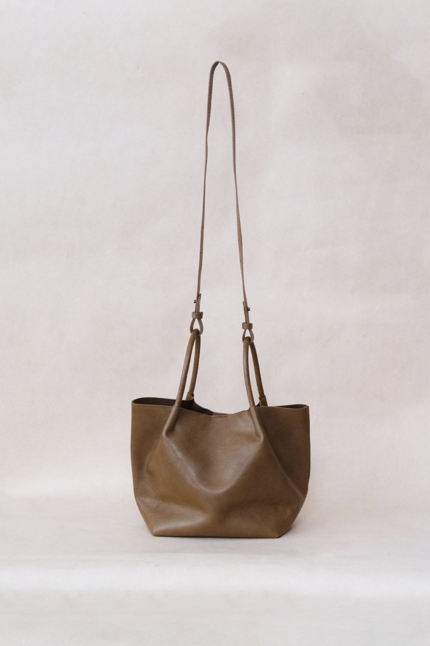 Claudine Basket Bag - Brown