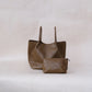 Claudine Basket Bag - Brown