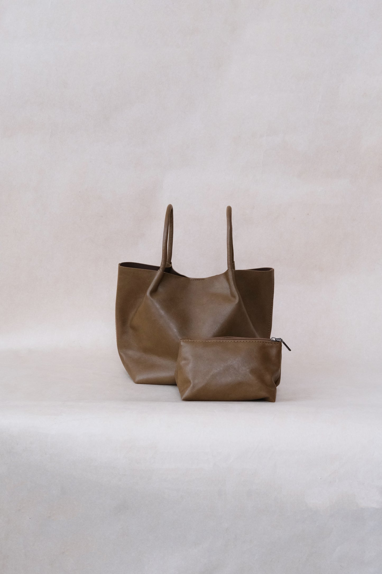 Claudine Basket Bag - Brown