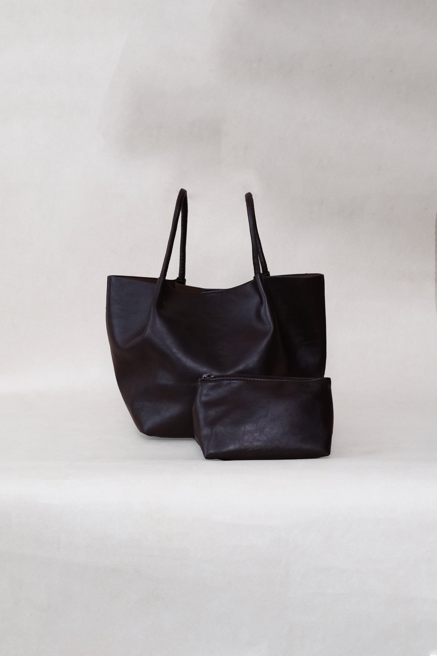 Claudine Basket Bag - Coffee