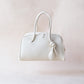 The Léonie Boston Bag - Cream White