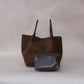 Claudine Basket Bag - Matte Coffee