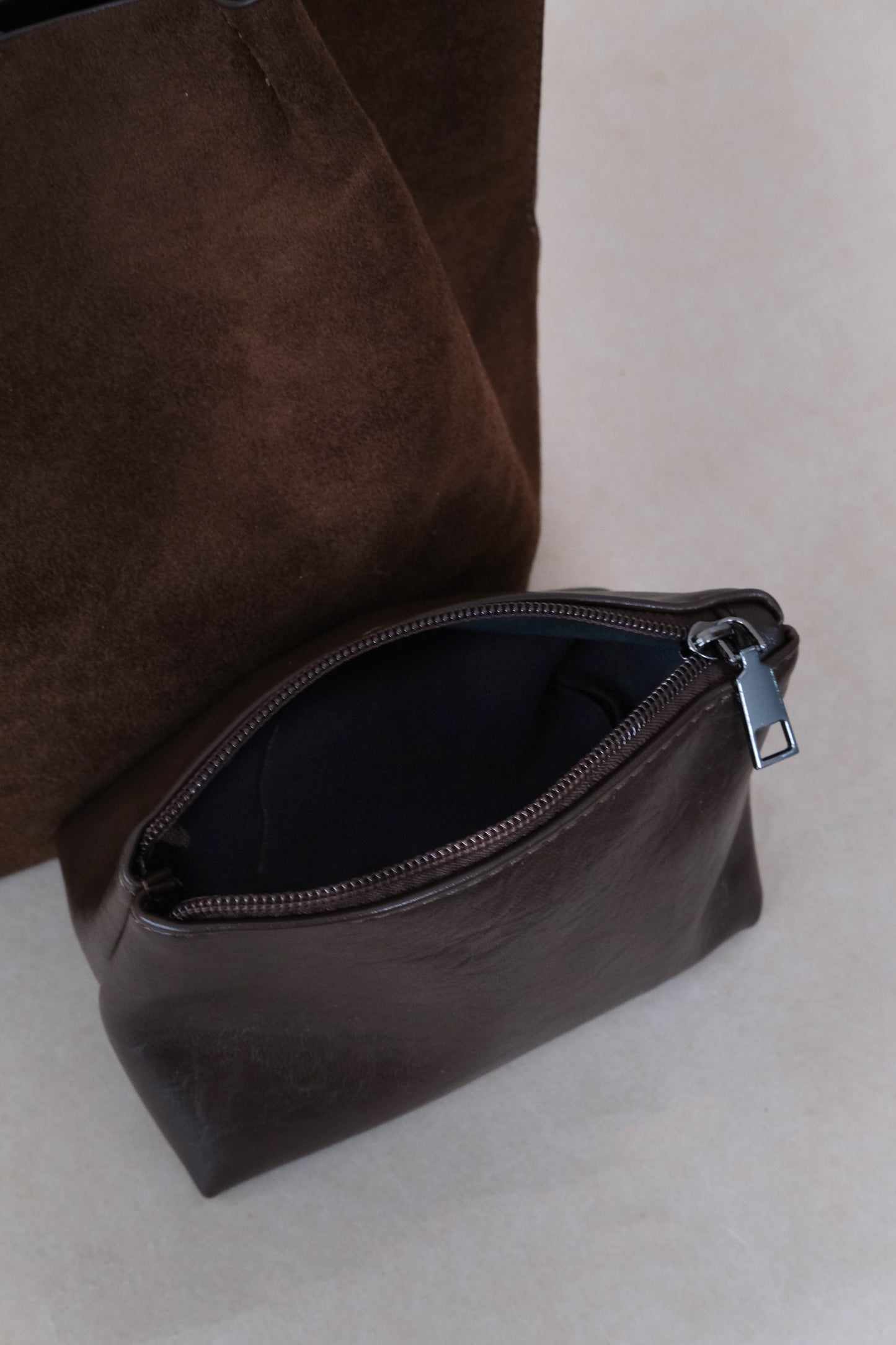 Claudine Basket Bag - Matte Coffee