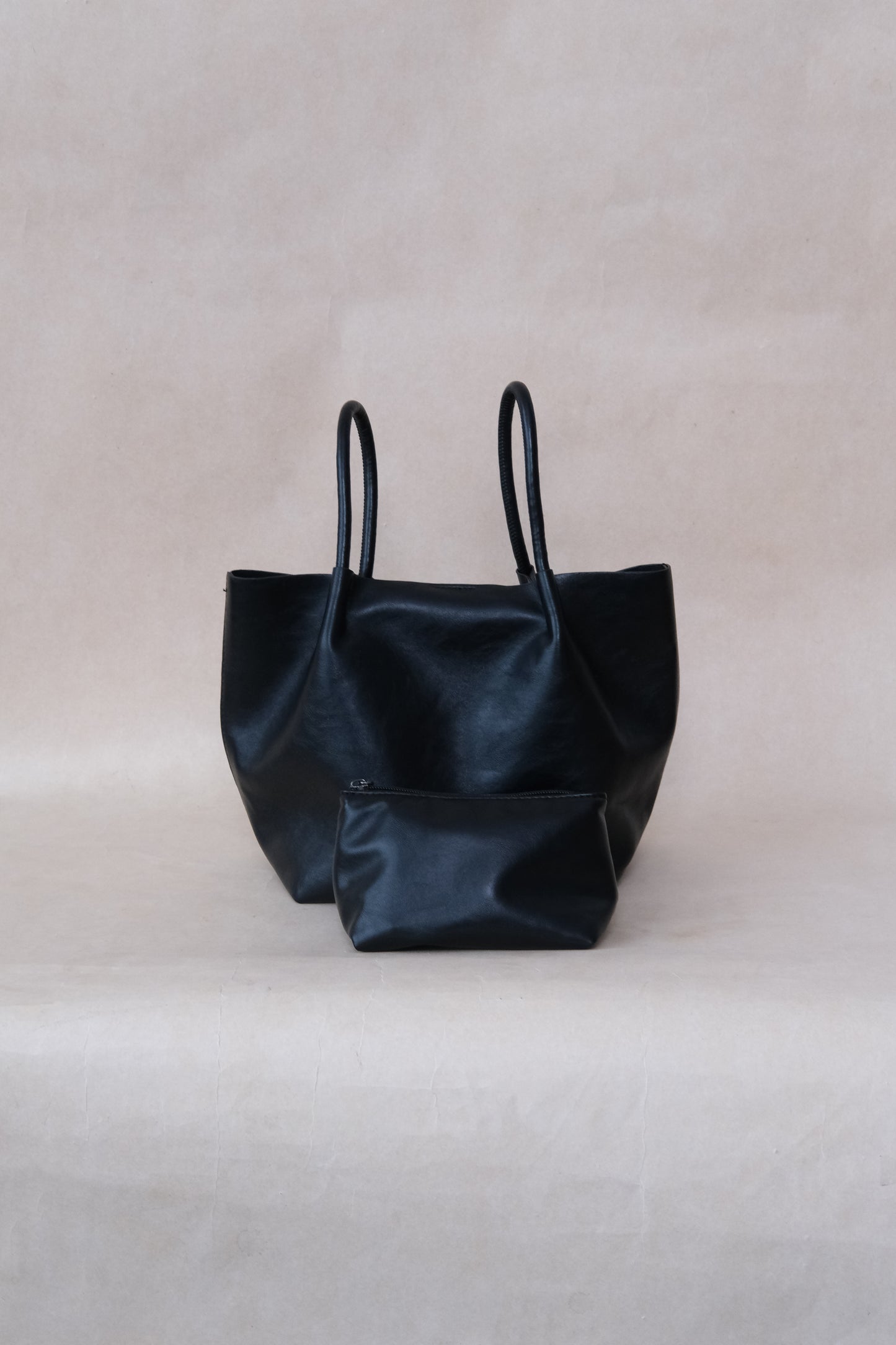 Claudine Basket Bag - Black