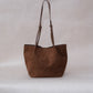 Claudine Basket Bag - Matte Brown