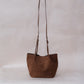 Claudine Basket Bag - Matte Brown