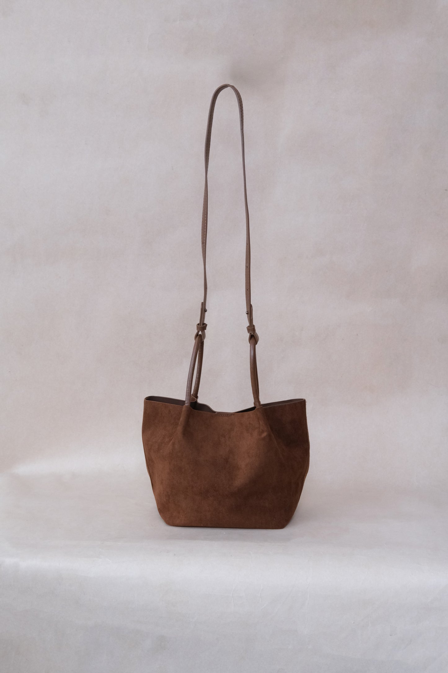 Claudine Basket Bag - Matte Brown