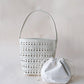 The Aveline Bucket Bag - White