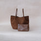 Claudine Basket Bag - Matte Brown