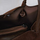Claudine Basket Bag - Matte Brown