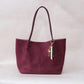 French Ease Tote - Wine Red
