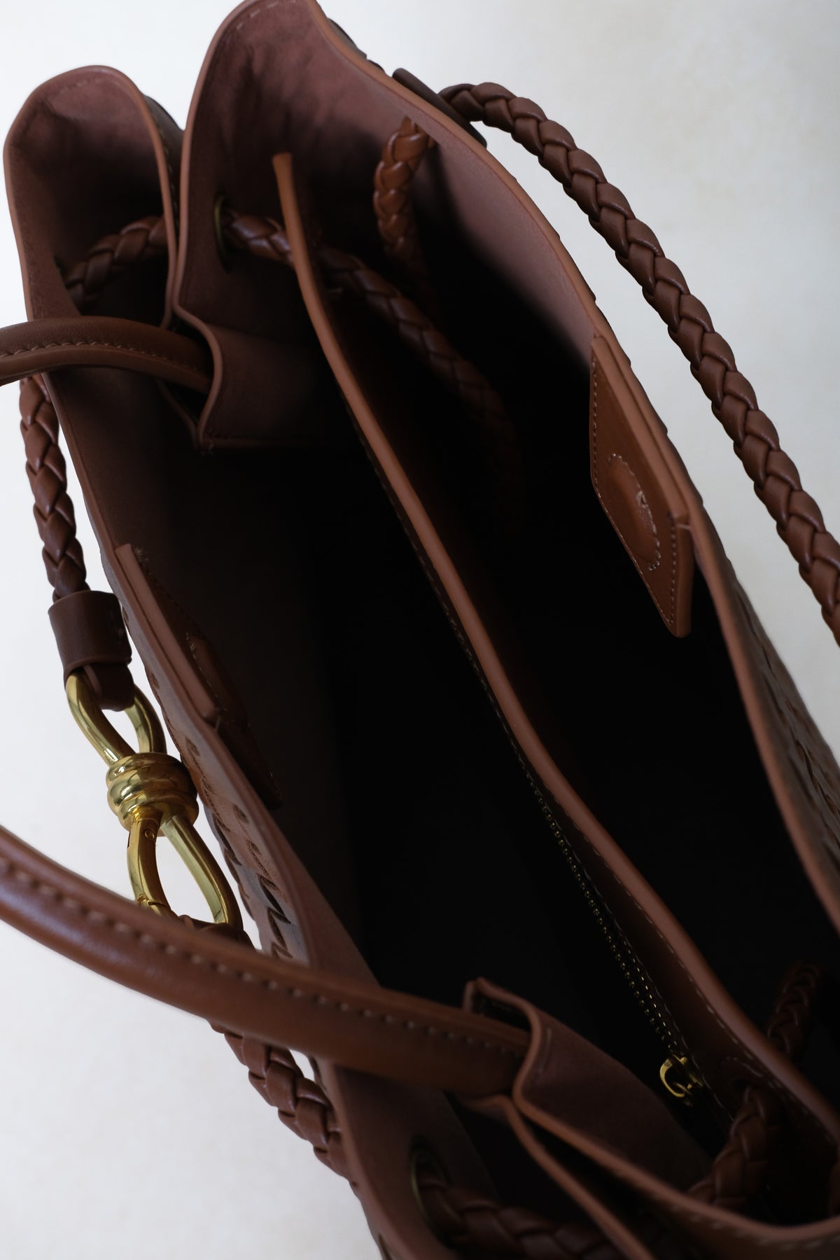 Large Artisan Grace Tote - Shinny Chestnut