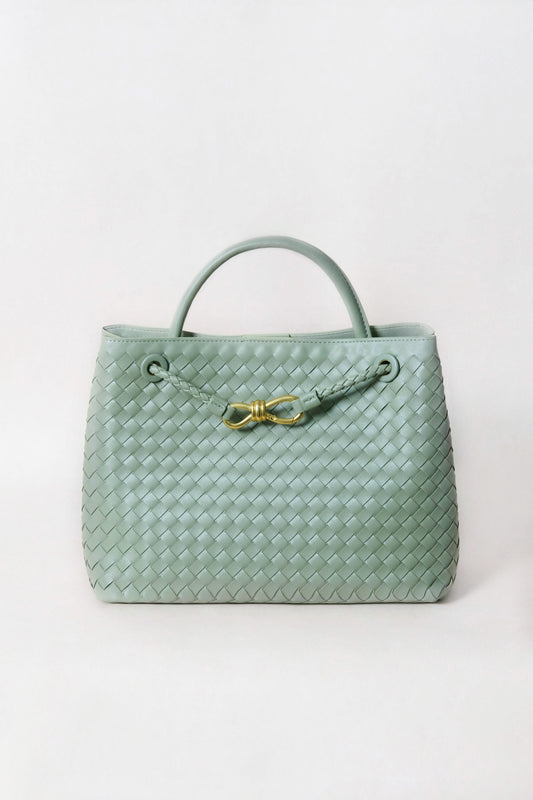 Large Artisan Grace Tote - Mineral Green