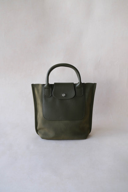 The Chérie Bucket Bag - Navy Green
