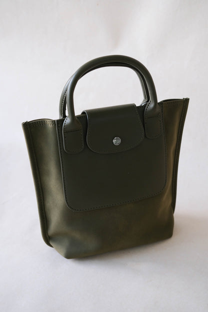 The Chérie Bucket Bag - Navy Green
