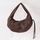 The Signature Crescent Bag - Coffee